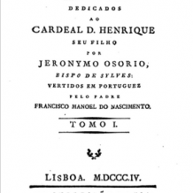 O Humanismo Português e Europeu: no 5º centenário do Cicero Lusitanus, Jerónimo Osório (1515-1580)