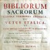 Introducción a las versiones latinas de la Biblia