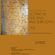 ¿Cómo se lee una inscripción? (VI)