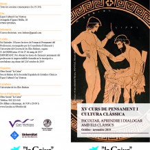 XV Curs de Pensament i Cultura Clàssica Ibiza
